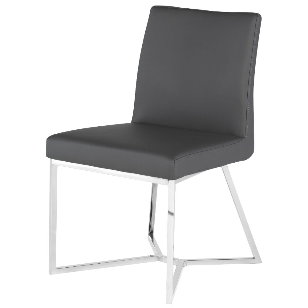 Nuevo HGTB162 PATRICE DINING CHAIR in GREY